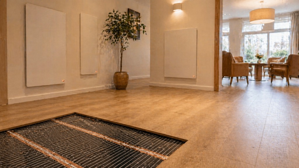 Infrarood panelen voor zorginstelling